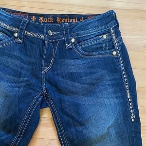 EUC Rock Revival Jeans Buckle Size 29